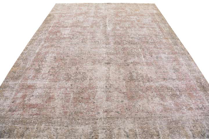 8' 4 x 11' 1 Hand Knotted Ultra Vintage Persian Wool Rug