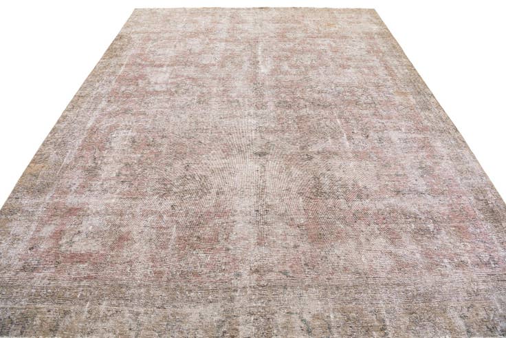 Detail image of 8' 4 x 11' 1 Hand Knotted Ultra Vintage Persian Wool Rug