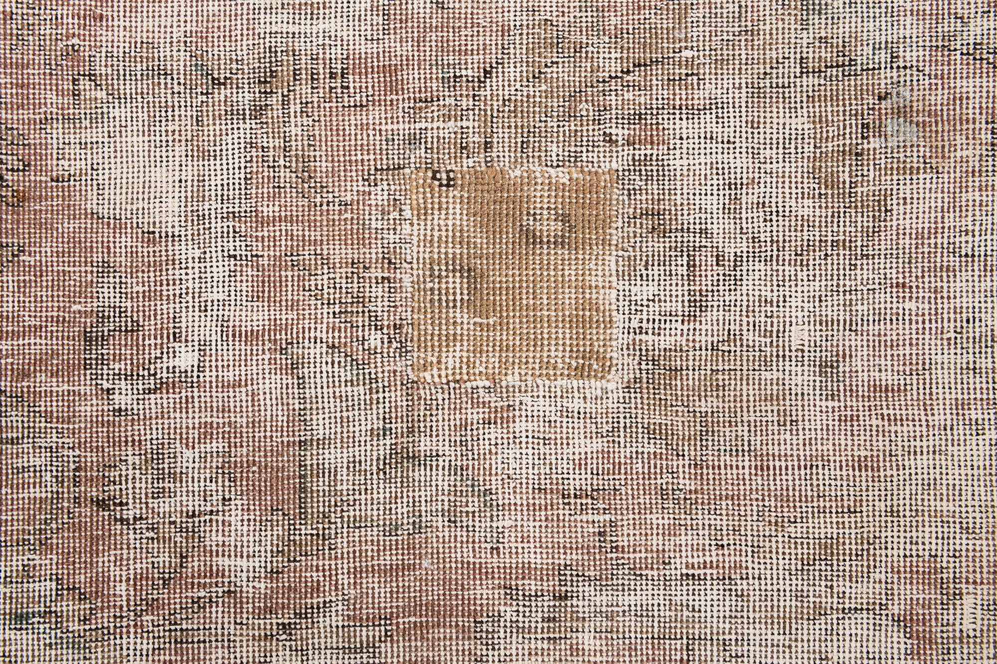 8' 4 x 11' 1 Hand Knotted Ultra Vintage Persian Wool Rug