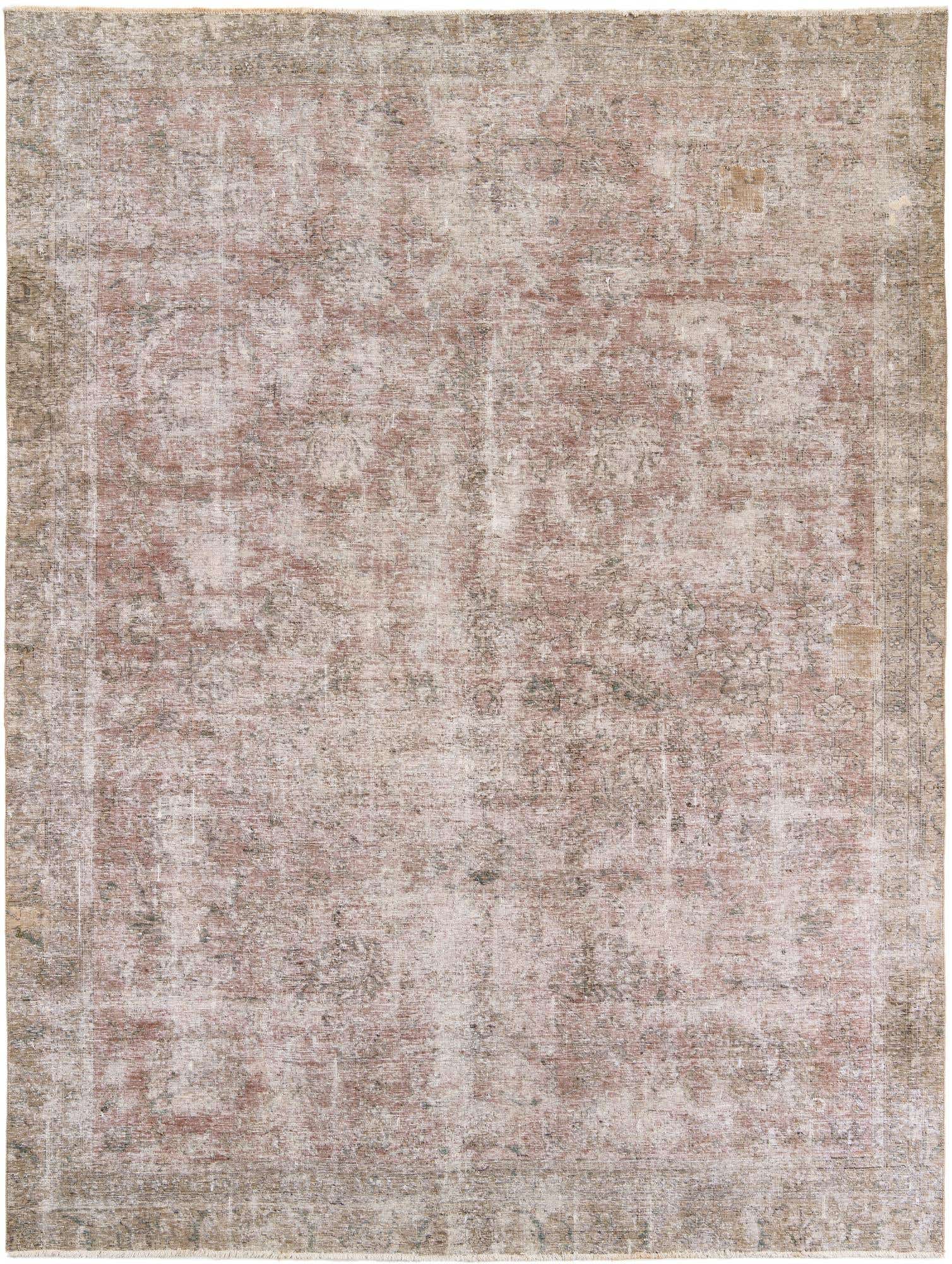 8' 4 x 11' 1 Hand Knotted Ultra Vintage Persian Wool Rug