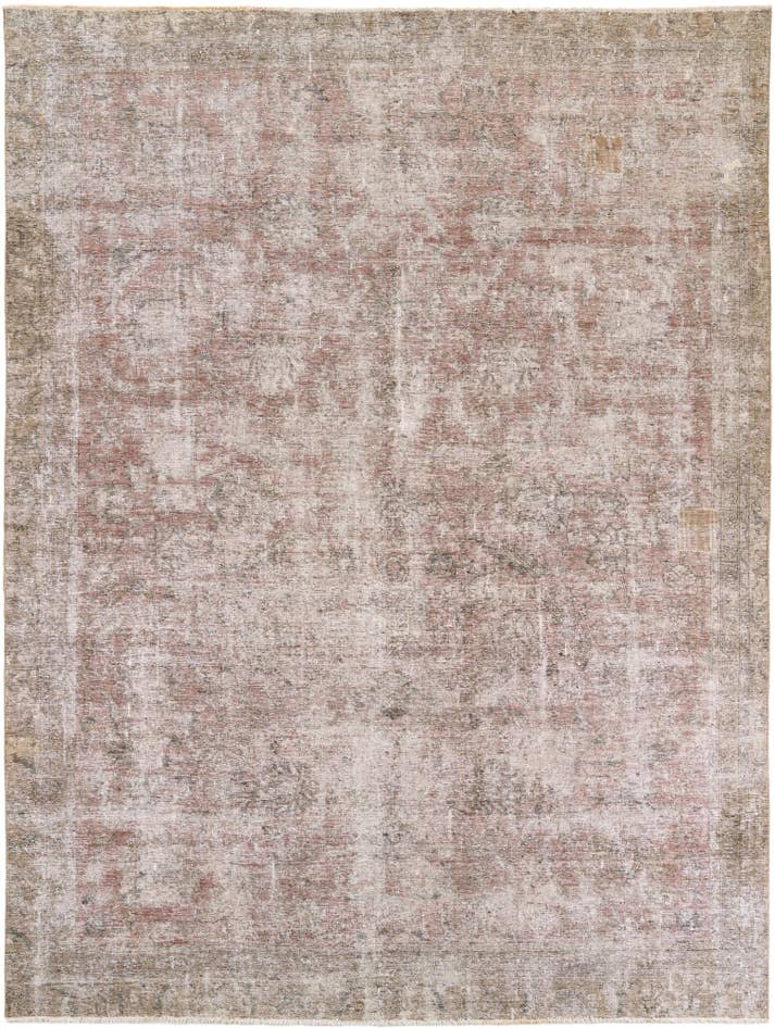 Detail image of 8' 4 x 11' 1 Hand Knotted Ultra Vintage Persian Wool Rug