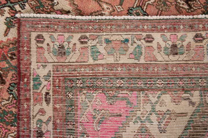 6' 8 x 9' 3 Hand Knotted Ultra Vintage Persian Wool Rug