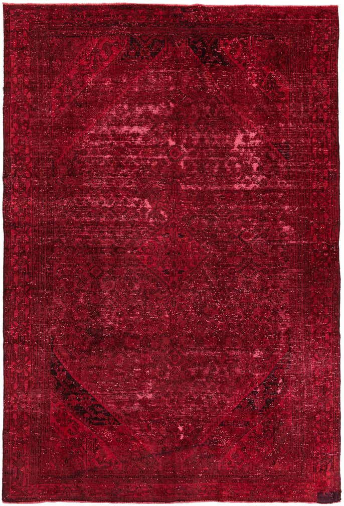7' 6 x 11' 6 Hand Knotted Ultra Vintage Persian Wool Rug