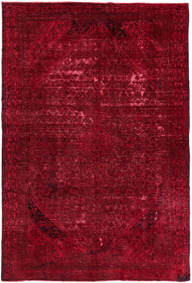 Detail image of 7' 6 x 11' 6 Hand Knotted Ultra Vintage Persian Wool Rug