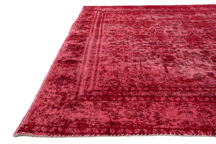 8' 8 x 12' 1 Hand Knotted Ultra Vintage Persian Wool Rug