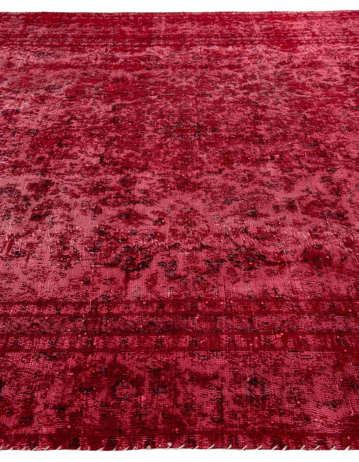 Detail image of 8' 8 x 12' 1  Hand Knotted Ultra Vintage Persian Wool Rug