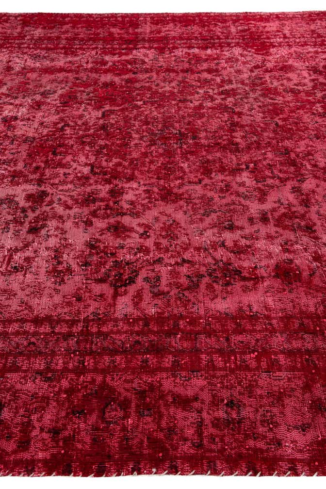 8' 8 x 12' 1 Hand Knotted Ultra Vintage Persian Wool Rug