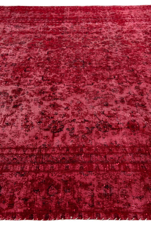 Detail image of 8' 8 x 12' 1 Hand Knotted Ultra Vintage Persian Wool Rug
