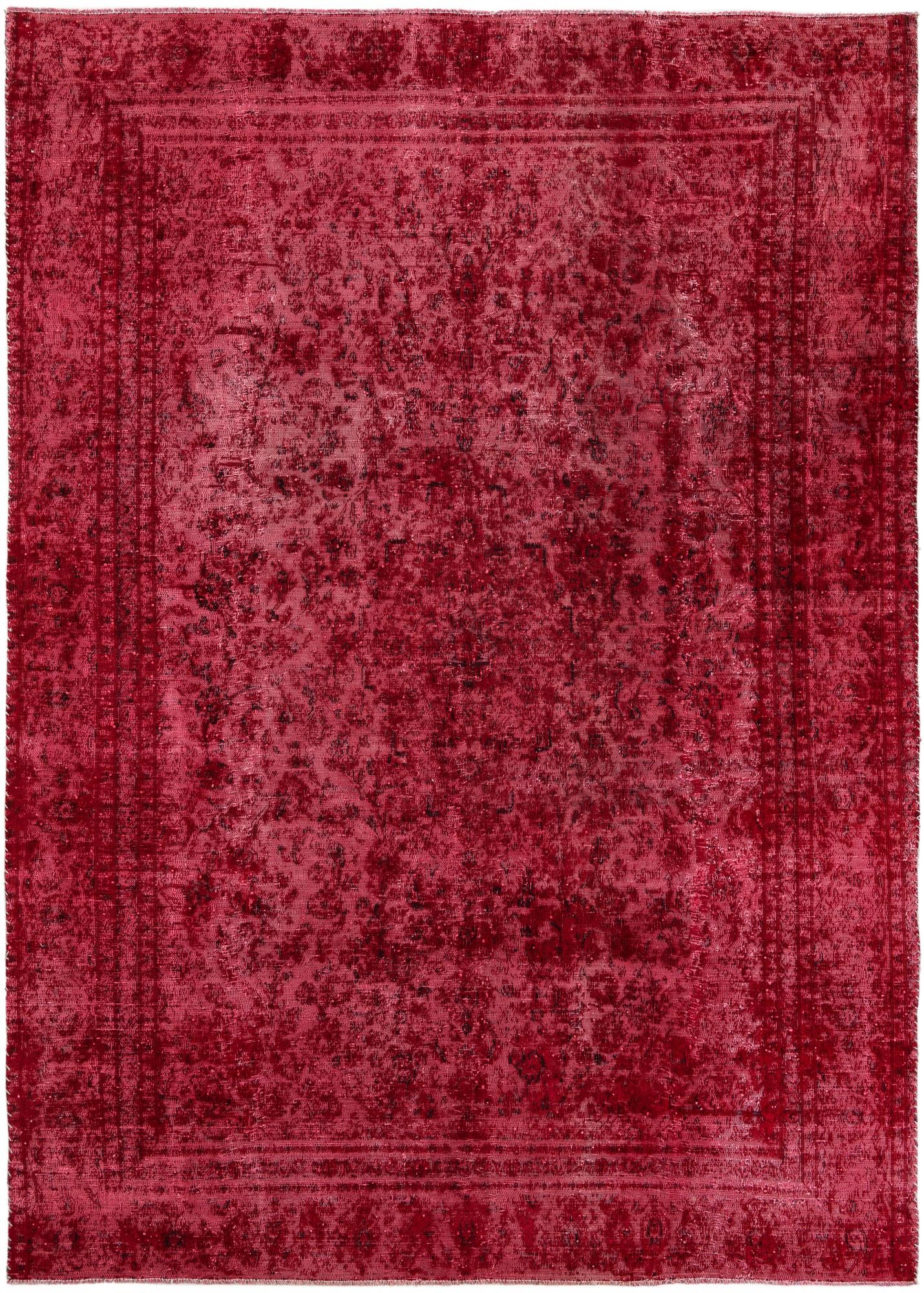 8' 8 x 12' 1 Hand Knotted Ultra Vintage Persian Wool Rug