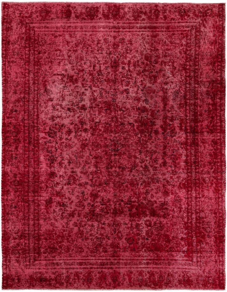 Detail image of 8' 8 x 12' 1 Hand Knotted Ultra Vintage Persian Wool Rug