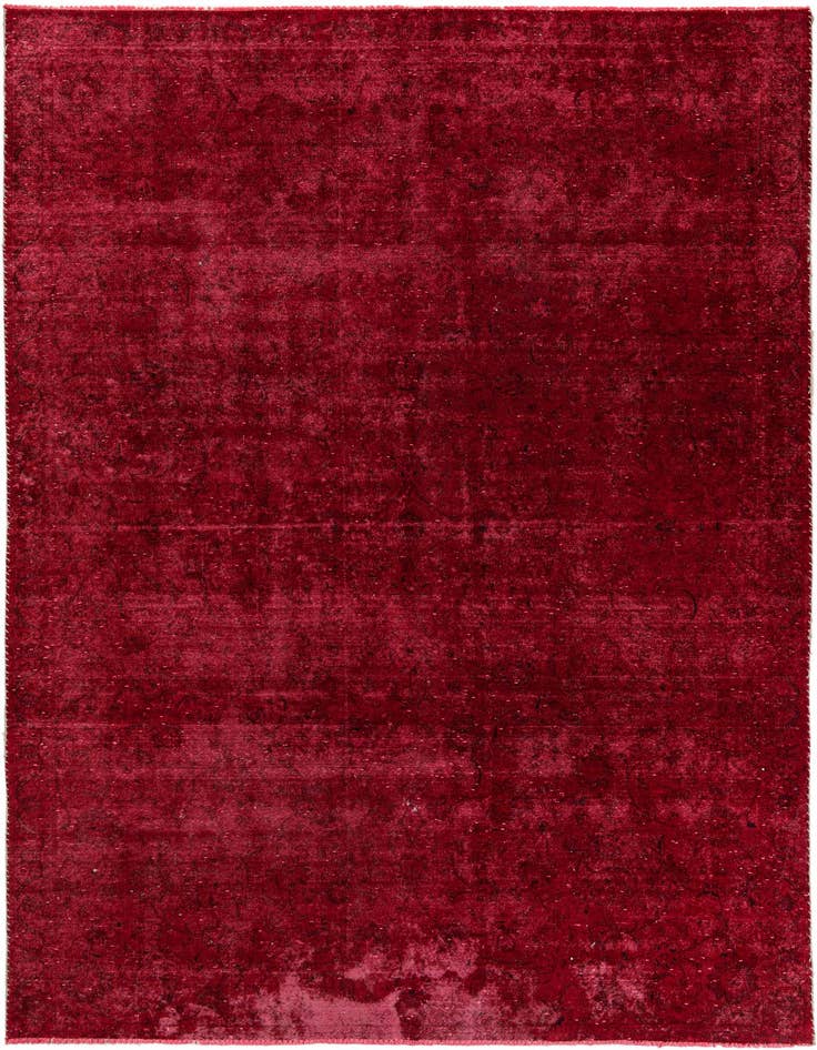 Detail image of 7' 2 x 10' 6 Hand Knotted Ultra Vintage Persian Wool Rug