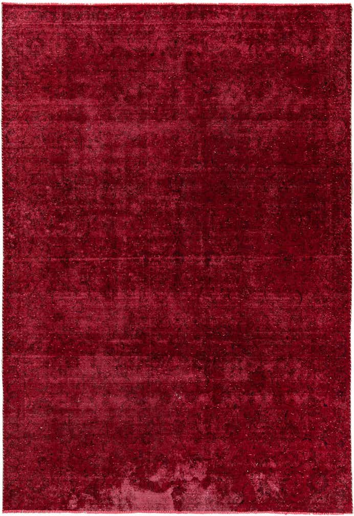 7' 2 x 10' 6 Hand Knotted Ultra Vintage Persian Wool Rug