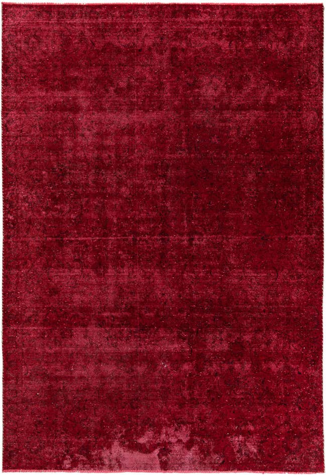 Detail image of 7' 2 x 10' 6 Hand Knotted Ultra Vintage Persian Wool Rug