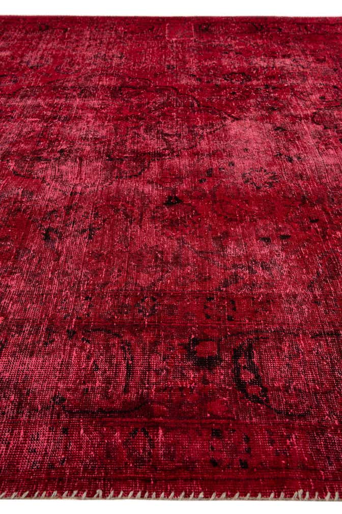 7' x 10' 3 Hand Knotted Ultra Vintage Persian Wool Rug