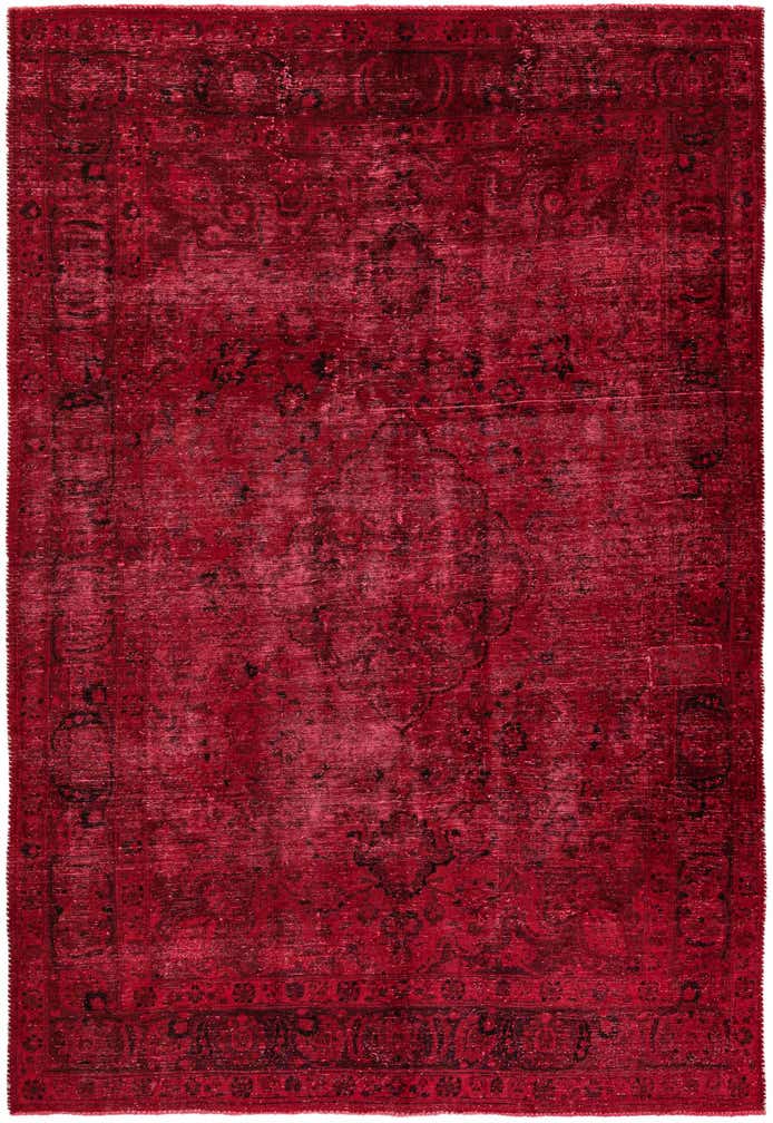 7' x 10' 3 Hand Knotted Ultra Vintage Persian Wool Rug