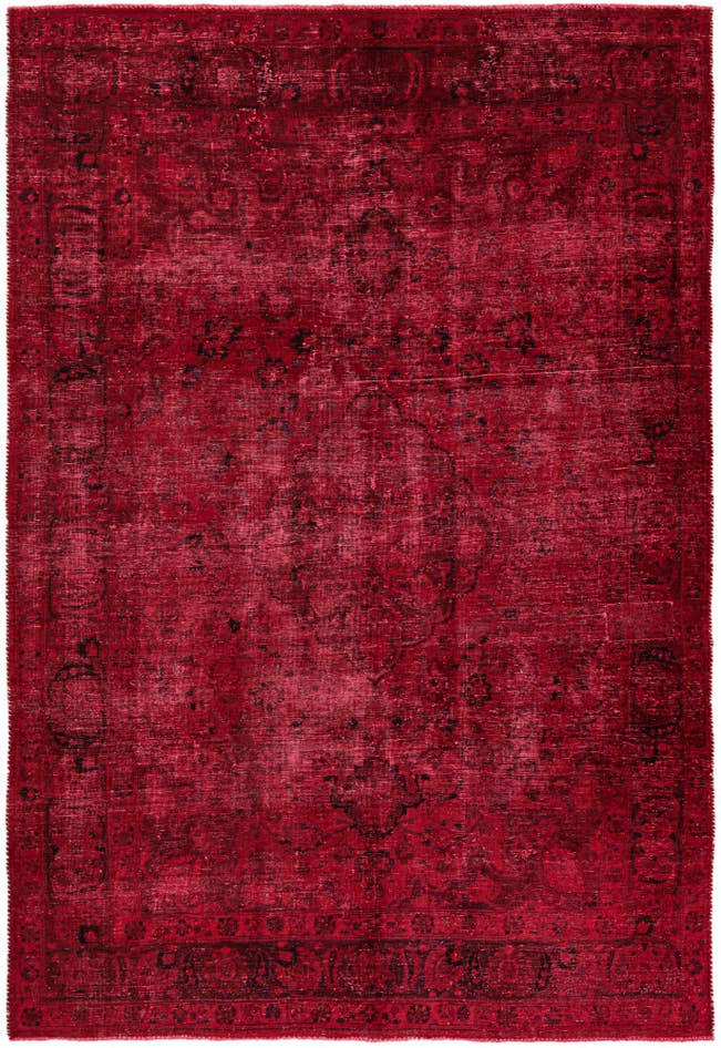 Detail image of 7' x 10' 3 Hand Knotted Ultra Vintage Persian Wool Rug