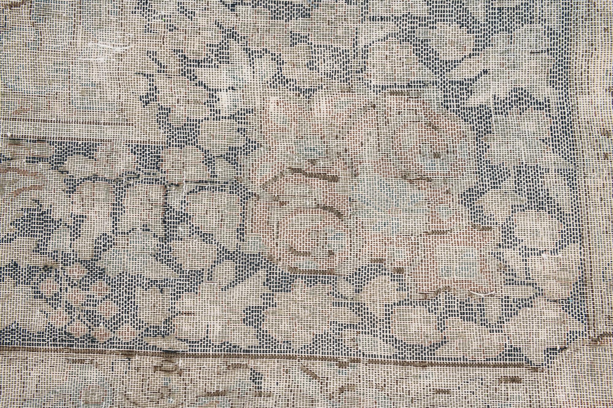 9' 8 x 13' 2 Hand Knotted Ultra Vintage Persian Wool Rug