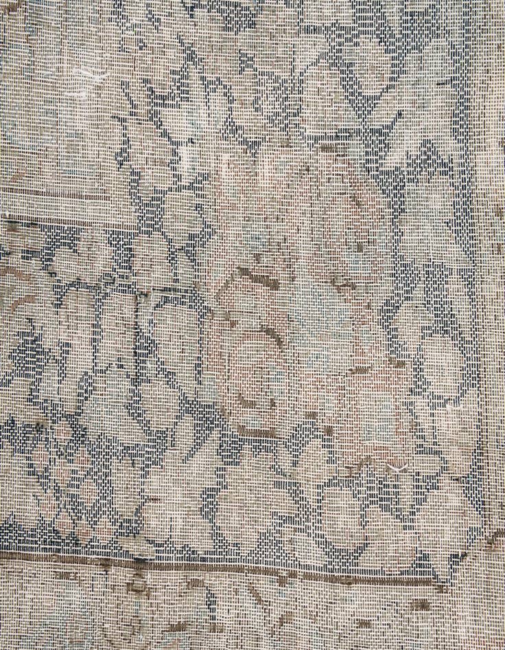 Detail image of 9' 8 x 13' 2  Hand Knotted Ultra Vintage Persian Wool Rug