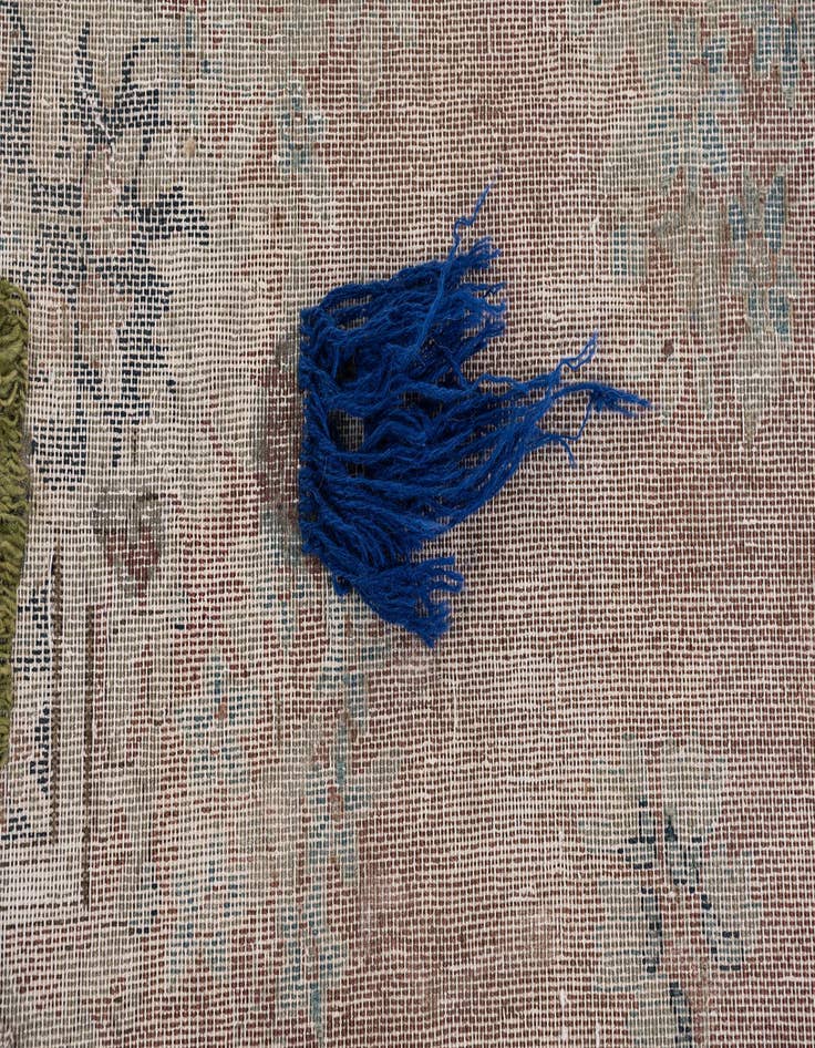 Detail image of 9' 8 x 13' 2  Hand Knotted Ultra Vintage Persian Wool Rug