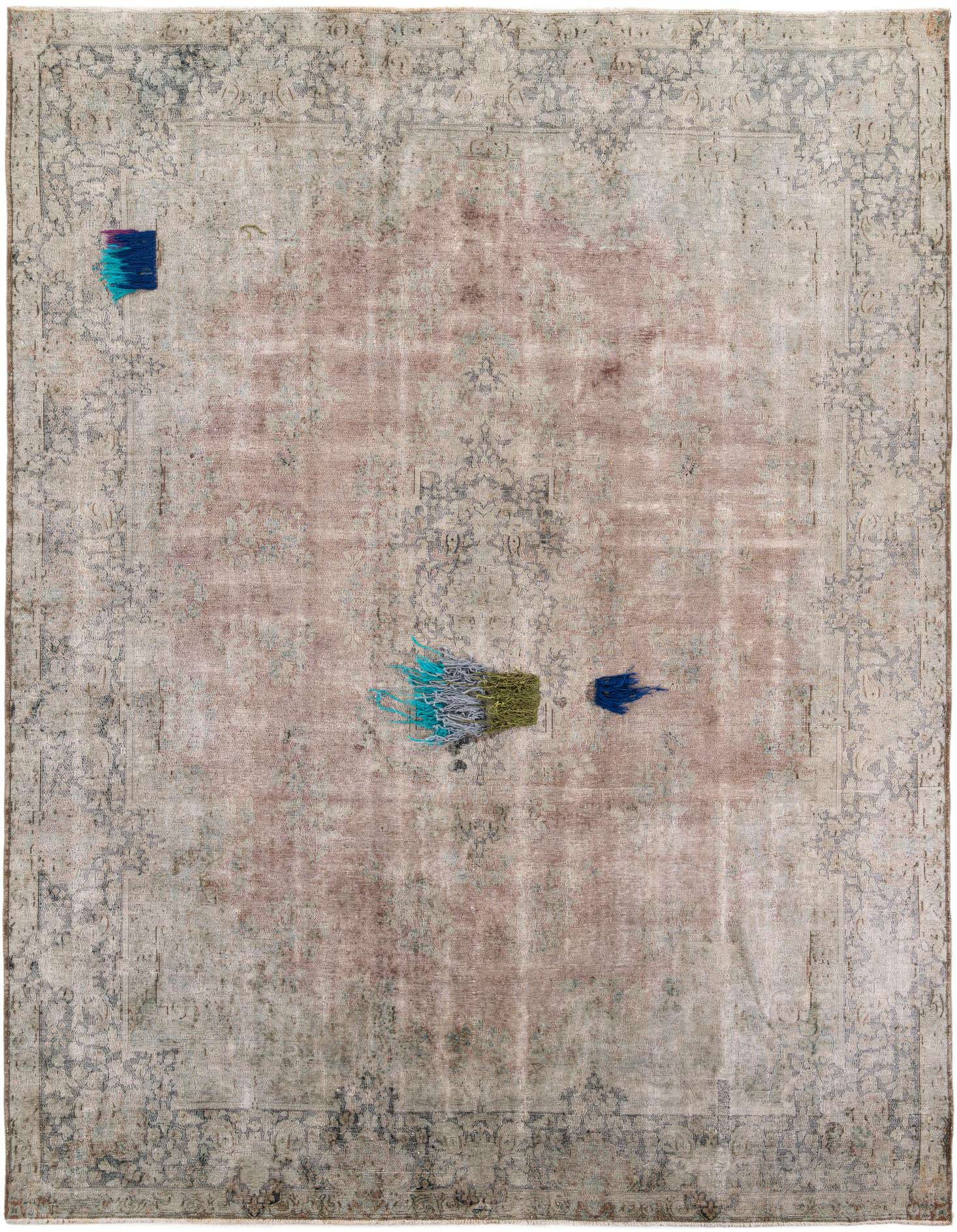 Primary image 9' 8 x 13' 2  Hand Knotted Ultra Vintage Persian Wool Rug