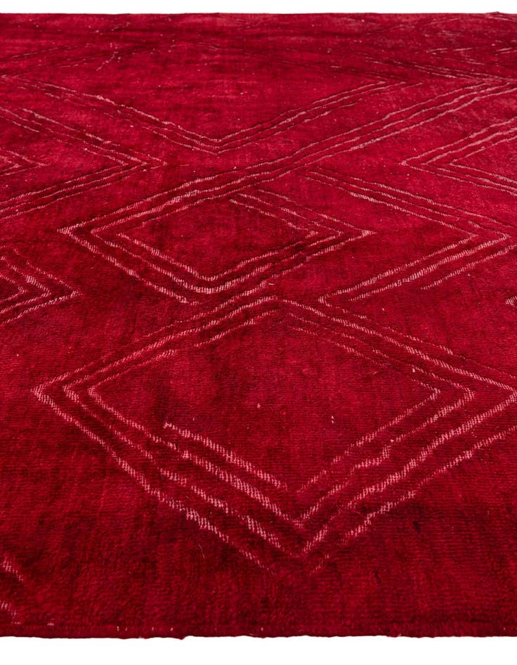 Detail image of 8' 2 x 10'  Hand Knotted Ultra Vintage Persian Wool Rug