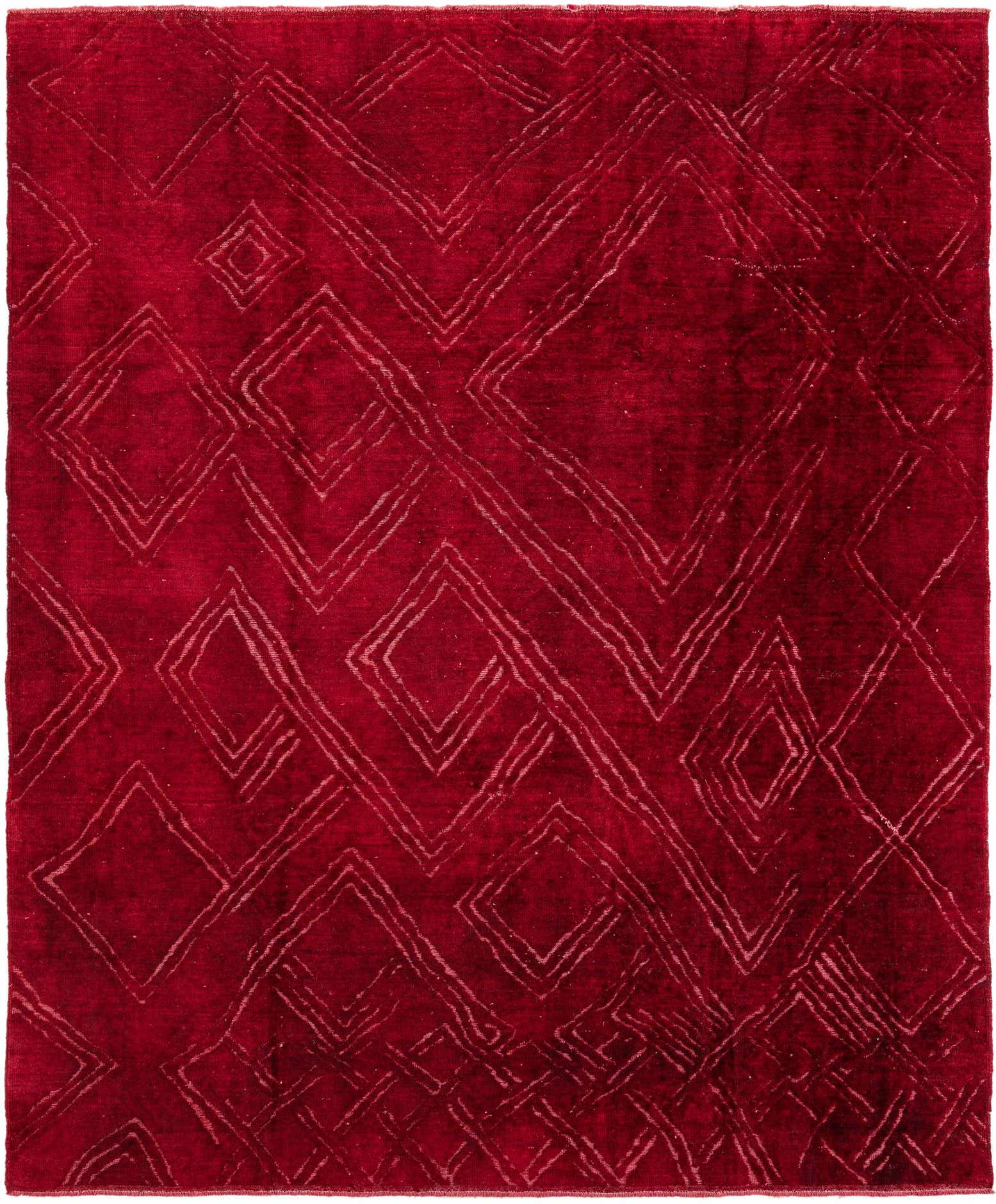 8' 2 x 10' Hand Knotted Ultra Vintage Persian Wool Rug