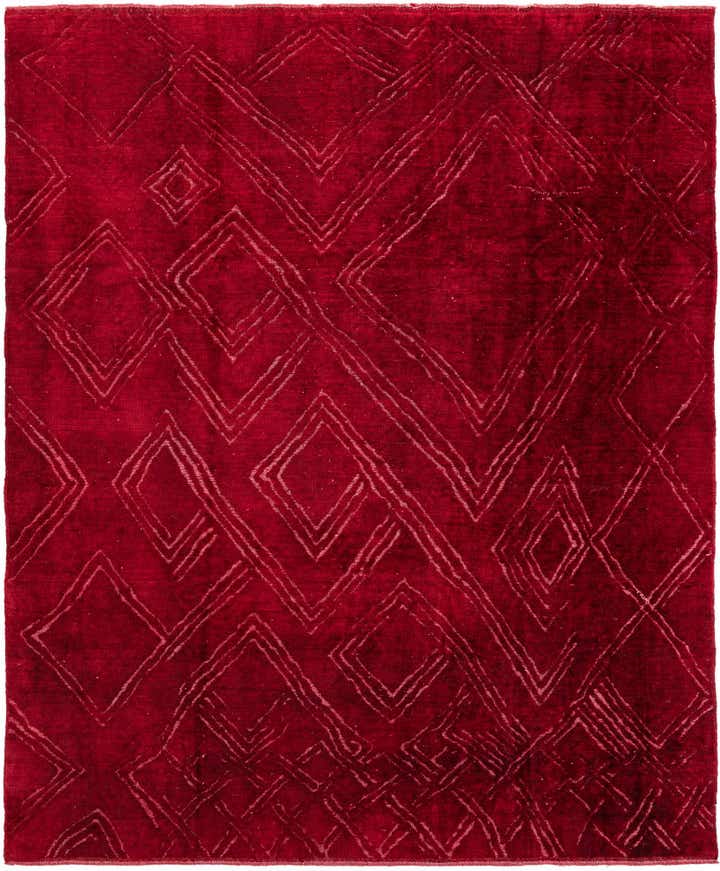 8' 2 x 10' Hand Knotted Ultra Vintage Persian Wool Rug