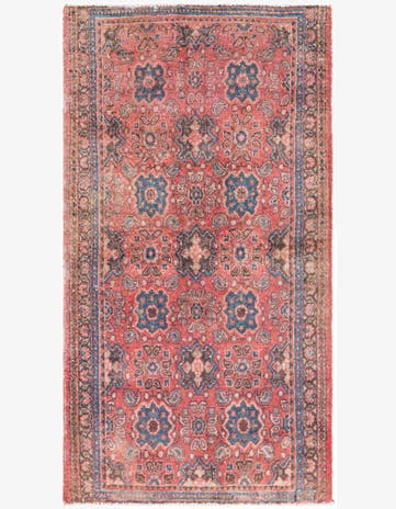 2' 10 x 5' 5 Hand Knotted Ultra Vintage Persian Wool Rug