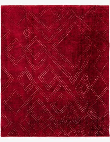 8' 2 x 10' Hand Knotted Ultra Vintage Persian Wool Rug