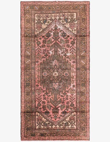 3' 3 x 6' 8 Hand Knotted Ultra Vintage Persian Wool Rug