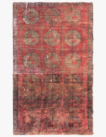 2' 8 x 4' 4 Hand Knotted Ultra Vintage Persian Wool Rug