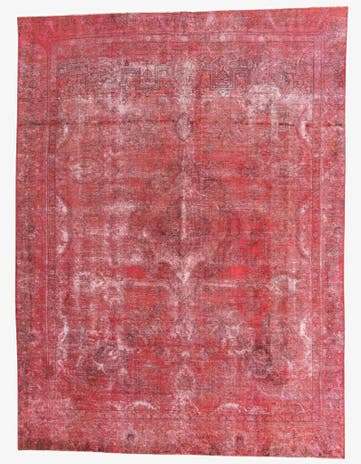 8' 9 x 11' 10 Hand Knotted Ultra Vintage Persian Wool Rug