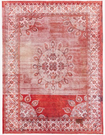 8' 7 x 11' 8 Hand Knotted Ultra Vintage Persian Wool Rug