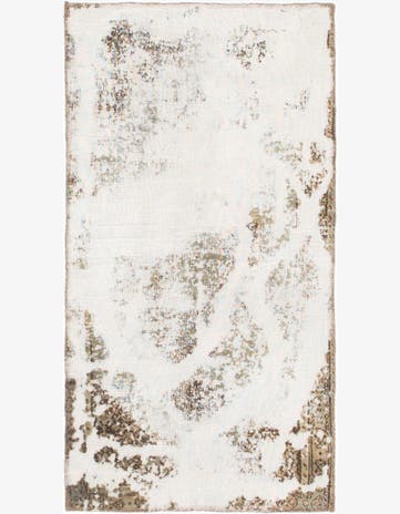 2' 6 x 4' 8 Hand Knotted Ultra Vintage Persian Wool Rug