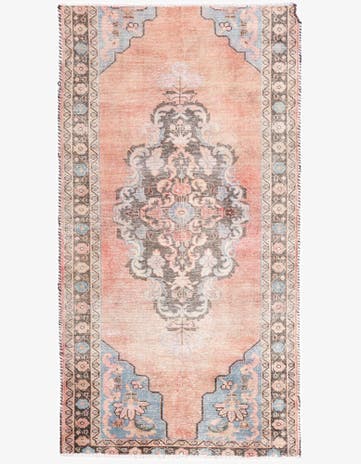 3' 5 x 6' 7 Hand Knotted Ultra Vintage Persian Wool Rug