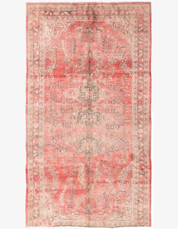 5' 3 x 9' 3 Hand Knotted Ultra Vintage Persian Wool Rug