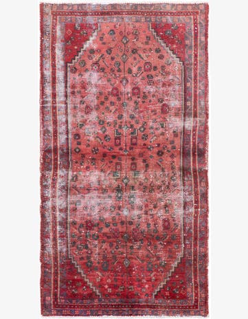 3' 3 x 6' 4 Hand Knotted Ultra Vintage Persian Wool Rug