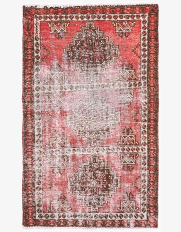 3' 2 x 5' 3 Hand Knotted Ultra Vintage Persian Wool Rug