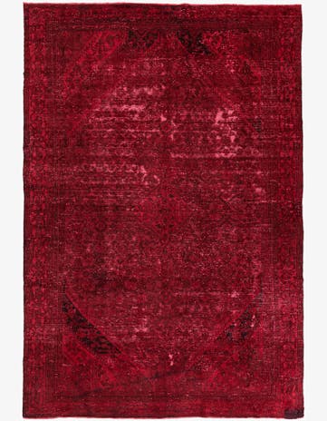 7' 6 x 11' 6 Hand Knotted Ultra Vintage Persian Wool Rug