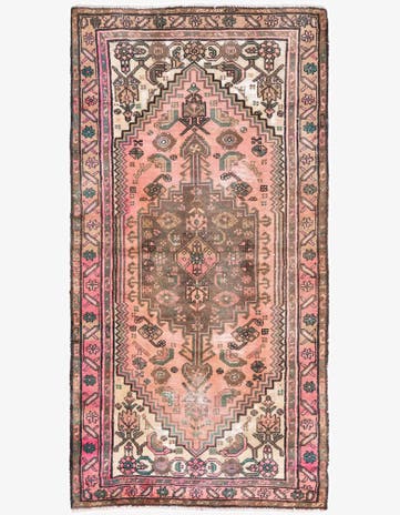 3' 3 x 6' 4 Hand Knotted Ultra Vintage Persian Wool Rug