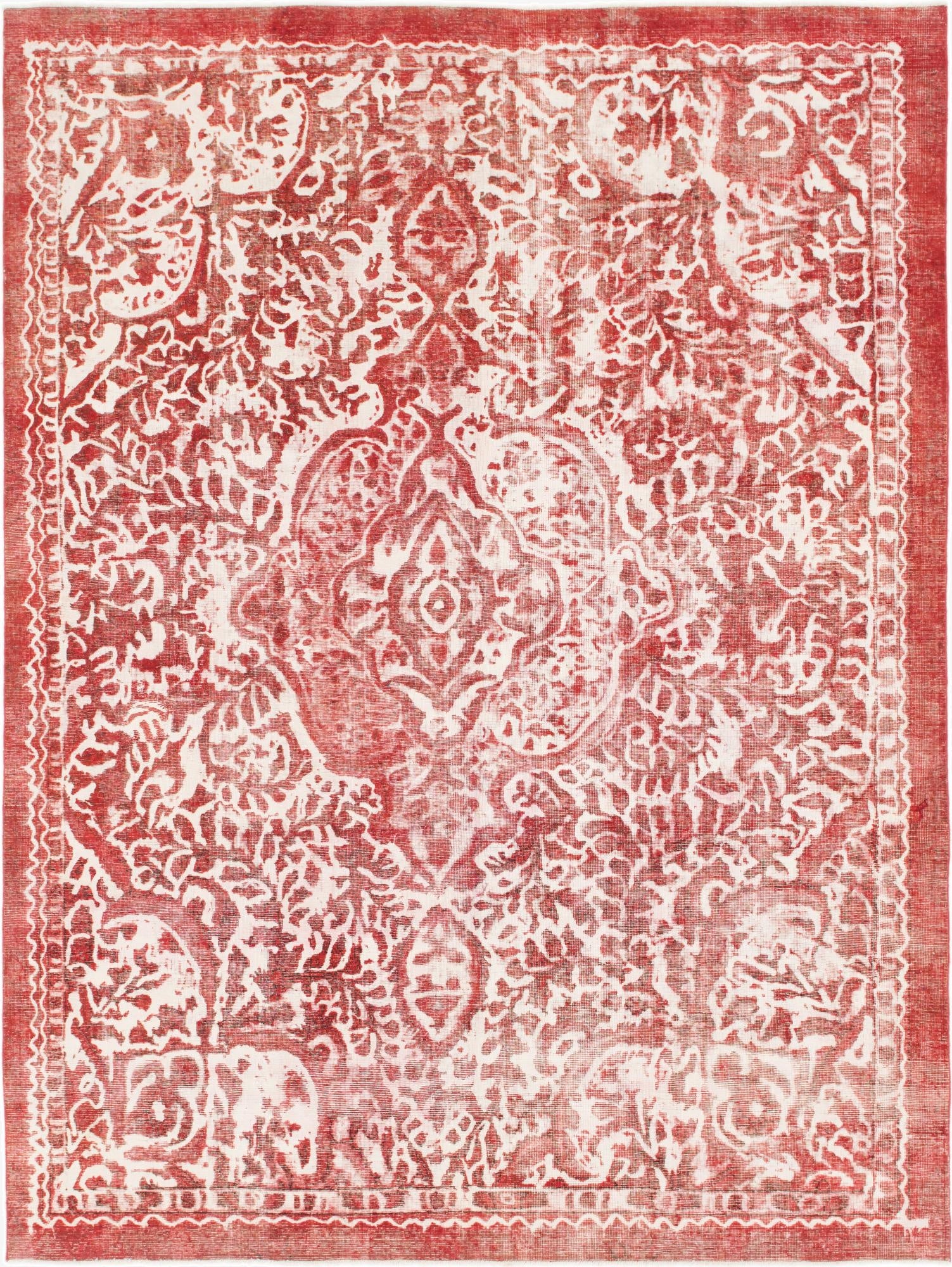 8' 6 x 11' 4  Hand Knotted Ultra Vintage Persian Wool Rug