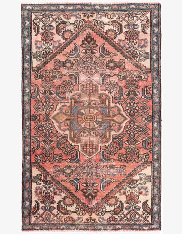 3' 2 x 5' 3 Hand Knotted Ultra Vintage Persian Wool Rug