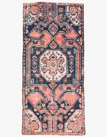 2' 7 x 5' 4 Hand Knotted Ultra Vintage Persian Wool Rug