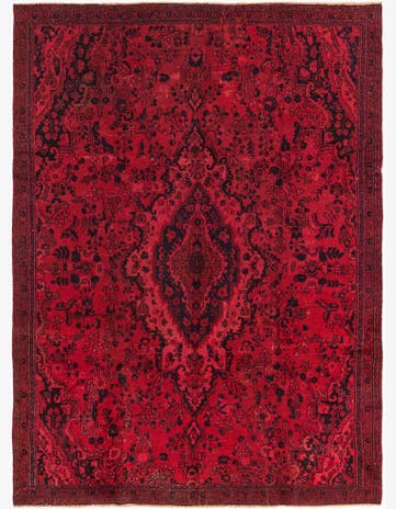 8' 1 x 11' 7 Hand Knotted Ultra Vintage Persian Wool Rug