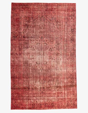 7' 8 x 12' 6 Hand Knotted Ultra Vintage Persian Wool Rug