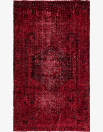 3' 10 x 6' 4 Hand Knotted Ultra Vintage Persian Wool Rug