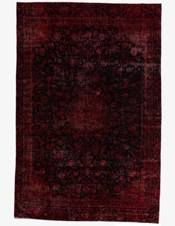 8' x 11' 9 Hand Knotted Ultra Vintage Persian Wool Rug