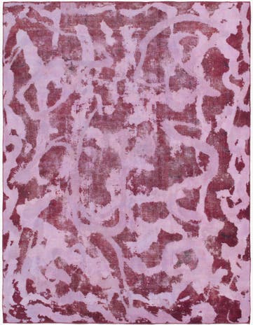 9' 2 x 12' Hand Knotted Ultra Vintage Persian Wool Rug