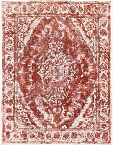 9' 7 x 12' 8 Hand Knotted Ultra Vintage Persian Wool Rug