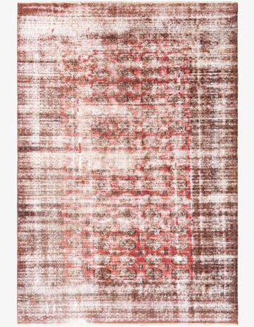 6' 9 x 10' Hand Knotted Ultra Vintage Persian Wool Rug